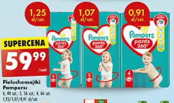 Biedronka Pieluchomajtki Pampers oferta