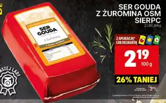 Delikatesy Centrum SER GOUDA Z ŻUROMINA OSM SIERPC 100g oferta