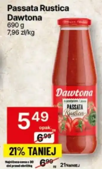 Delikatesy Centrum Passata Rustica Dawtona 690 g oferta