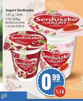 Społem Zott Serduszko Jogurt 125 g oferta