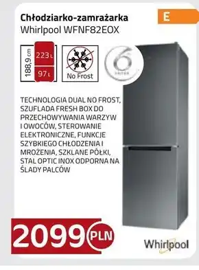 Kakto Chłodziarko zamrażarka Whirlpool oferta