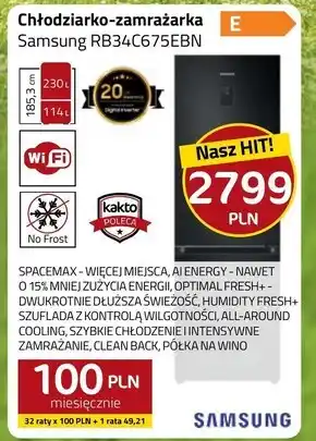 Chłodziarko zamrażarka Samsung