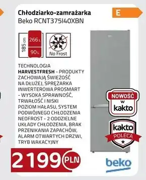 Kakto Chłodziarko zamrażarka Beko oferta