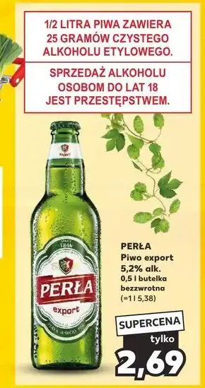 Kaufland Piwo Perła oferta