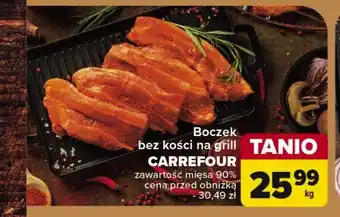 Carrefour Boczek na grill Carrefour oferta