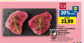 Lidl Stek z irlandzkiej wołowiny Rzeźnik codzienna dostawa oferta