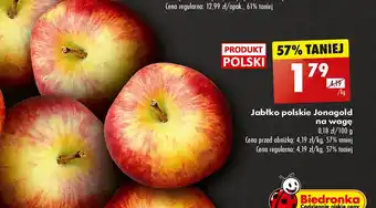 Biedronka Jabłka jonagold polska oferta