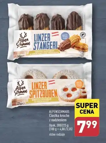 ALDI Ciastka stangerl Alpenschmaus oferta