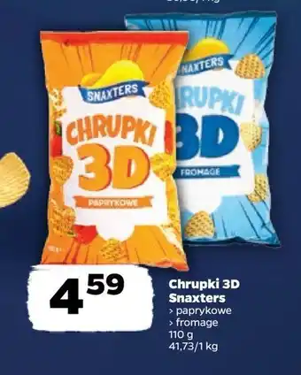 Netto Chrupki 3d fromage Snaxters oferta