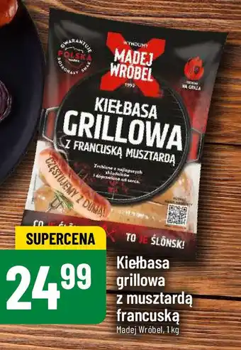 Polomarket Kiełbasa grillowa z musztardą francuską Madej Wróbel 1 kg oferta