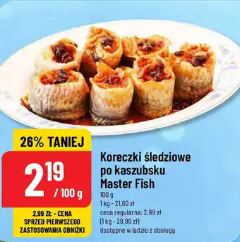 Polomarket Koreczki śledziowe po kaszubsku Master Fish 100g oferta