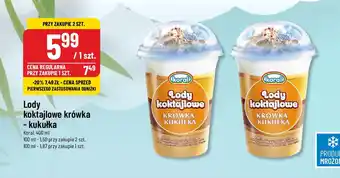Polomarket Lody koktajlowe krówka kukułka Koral 400 ml oferta