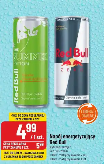 Polomarket Napój energetyzujący Red Bull 250 ml oferta