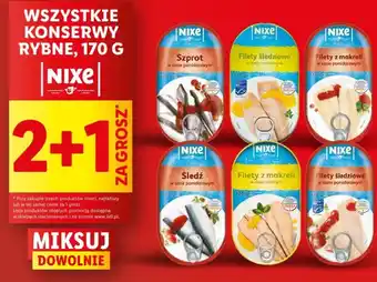 Lidl NIXE WSZYSTKIE KONSERWY RYBNE 170 G oferta