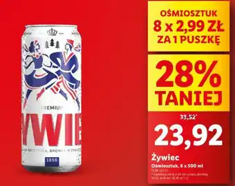 Lidl Żywiec 8x500ml oferta
