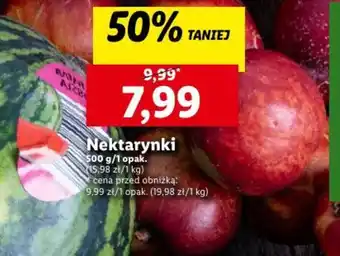 Lidl Nektarynki 500g oferta