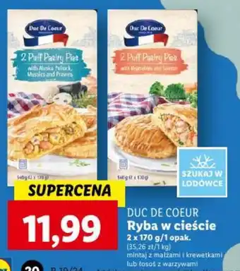 Lidl DUC DE COEUR Ryba w cieście 2 x 170 g oferta