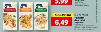 Lidl DUC DE COEUR Paluszki duo twist 125 g oferta