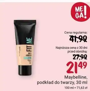 Rossmann Podkład do twarzy Maybelline oferta