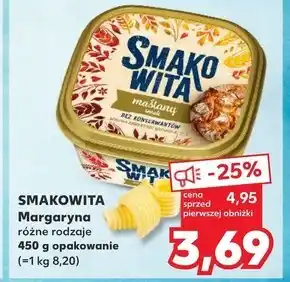 Kaufland Smakowita Margaryna maślany smak 450 g oferta