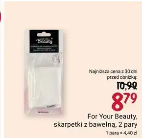 Rossmann Skarpetki For Your Beauty oferta