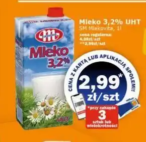 Społem Mleko Mlekovita oferta