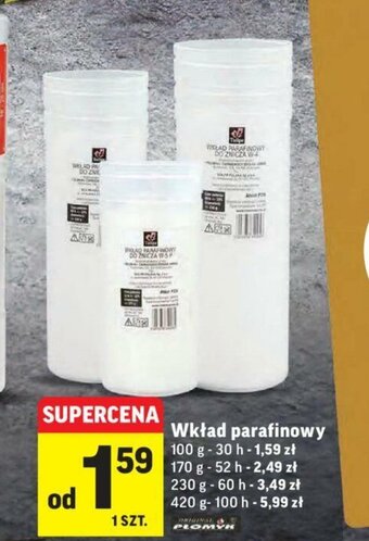 Intermarche Wkład parafinowy oferta