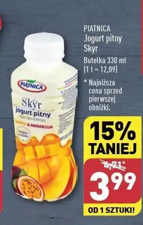 ALDI Jogurt pitny mango i marakuja Piątnica skyr oferta