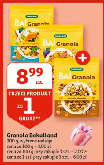 Auchan Granola 5 owoców tropikalnych Bakalland ba! oferta