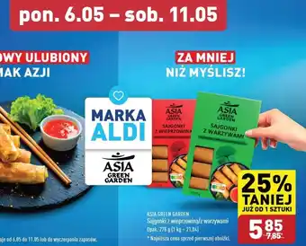 ALDI Sajgonki z warzywami Asia green garden oferta