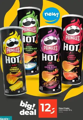 Dealz Chipsy flamin cheese Pringles hot oferta