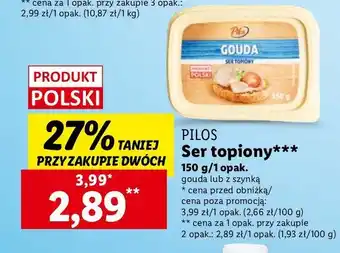 Lidl Ser topiony gouda Pilos oferta