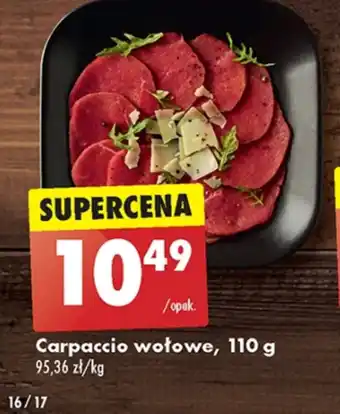 Biedronka Carpaccio wołowe oferta