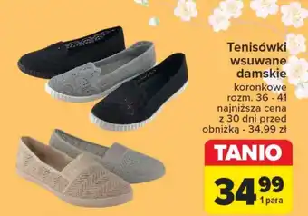 Carrefour Tenisówki damskie oferta