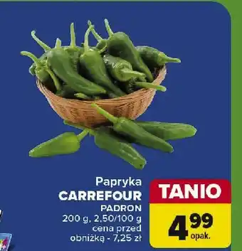 Carrefour Papryczki de padron Carrefour oferta