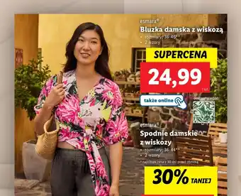 Lidl Bluzka damska Esmara oferta