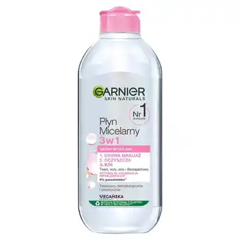 E.Leclerc Garnier Skin Naturals Płyn micelarny 3w1 400 ml oferta