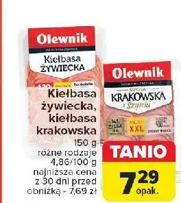 Carrefour Kiełbasa żywiecka Olewnik oferta