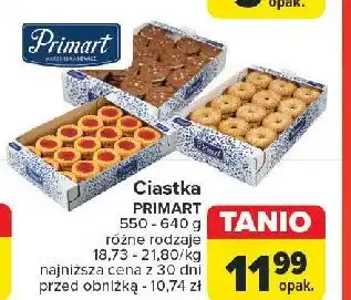 Carrefour Ciastka markizy kakaowo-śmietankowe Primart oferta