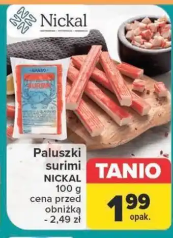 Carrefour Paluszki surimi NICKAL 100 g oferta