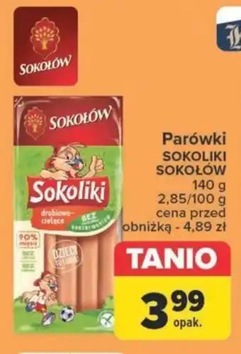 Carrefour Parówki SOKOLIKI 140 g oferta