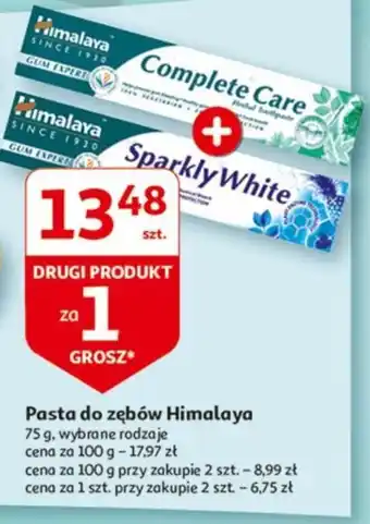 Auchan Pasta do zębów Himalaya 75 g oferta