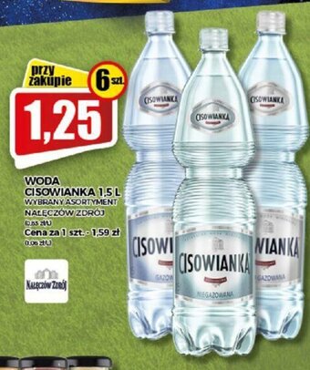 Topaz Woda Cisowianka 1,5l oferta