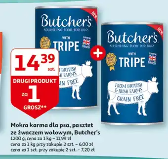 Auchan Karma dla psa Butcher's oferta