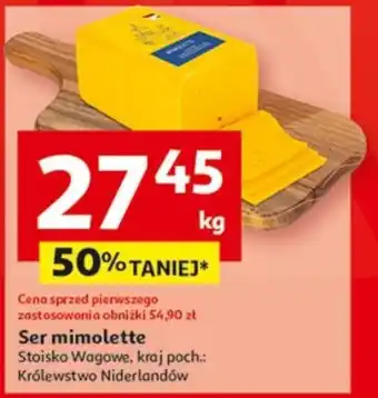 Auchan Ser mimolette 1 kg oferta