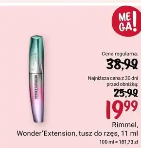 Rossmann Tusz do rzęs Rimmel oferta