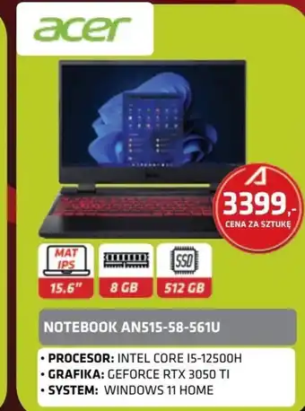 Alsen Notebook Acer oferta