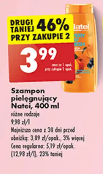 Biedronka Szampon Natei oferta