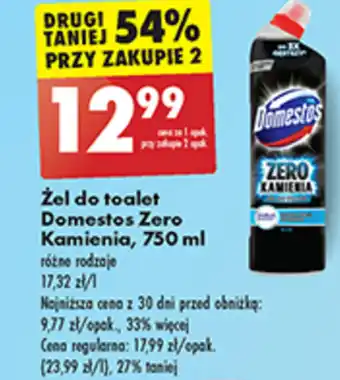 Biedronka Żel do WC Domestos oferta