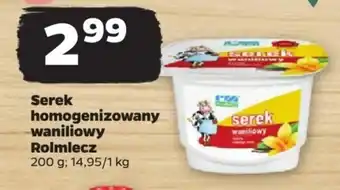 Netto Serek homogenizowany waniliowy Rolmlecz 200g oferta